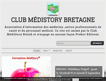 Tablet Screenshot of medistorybretagneclub.com